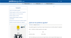 Desktop Screenshot of palabrasagudas.net